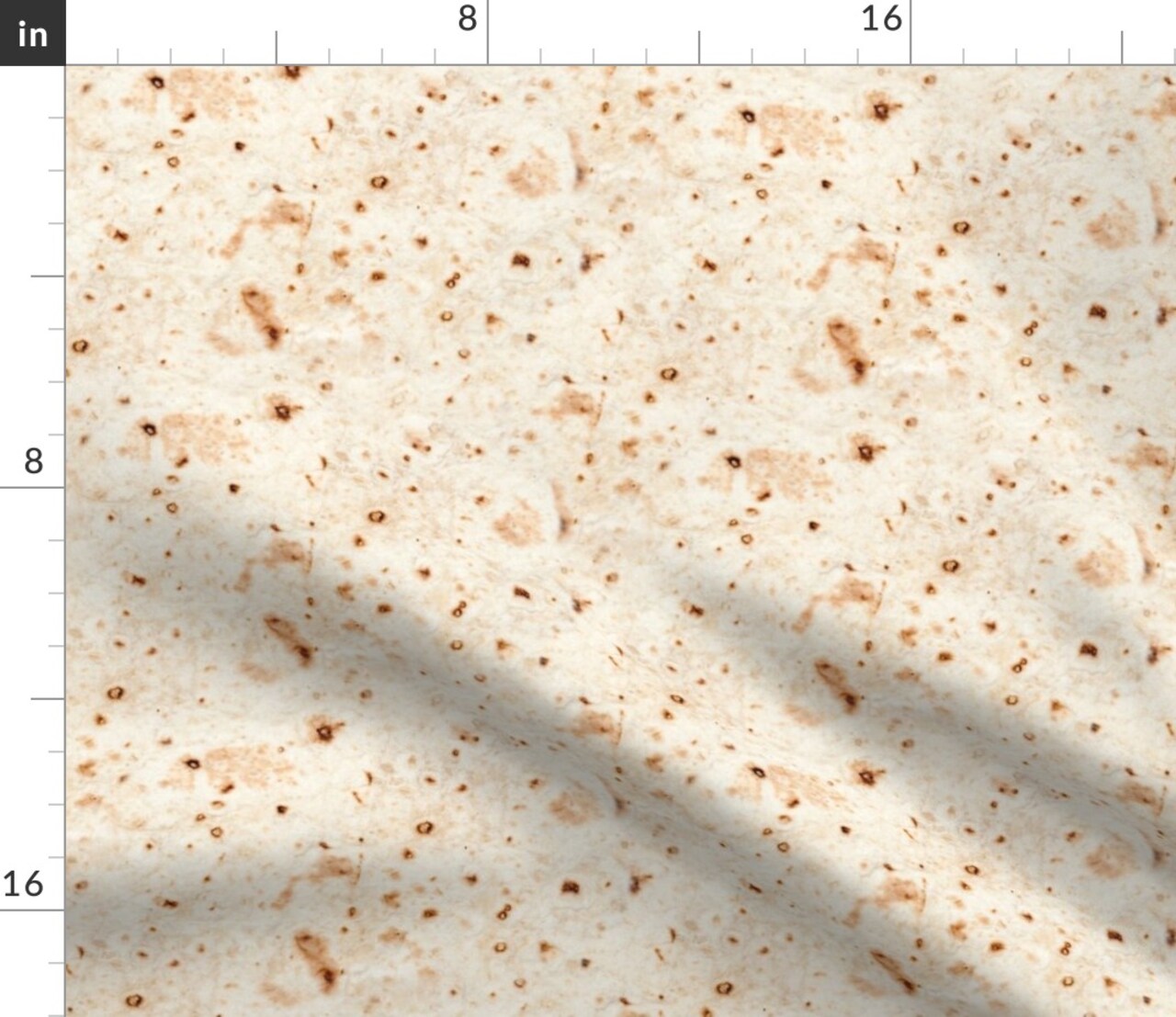 Tortilla Taco Wrap Chapati Burrito Novelty Whimsical Custom Printed Fabric by Spoonflower Various Fabrics by the Yard or Fat Quarter